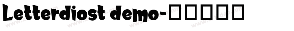 Letterdiost demo字体转换